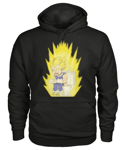 Super Saiyan Toilet (Hoodie & V Necks)