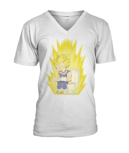 Super Saiyan Toilet (Hoodie & V Necks)