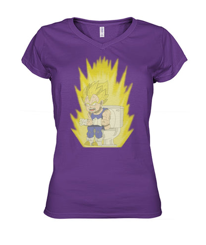 Super Saiyan Toilet (Hoodie & V Necks)