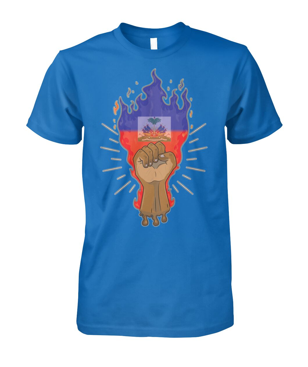 Haitian Fire Power Fist (T Shirts)