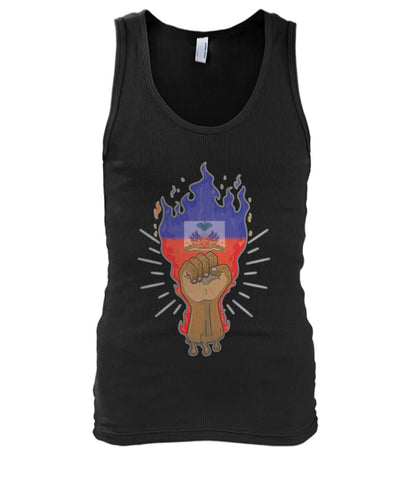 Haitian Fire Power Fist (Tank Top & Polo)