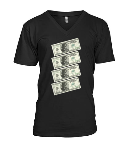 2Pac $100 bills (Hoodie & V Necks)