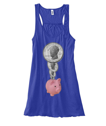 2Pac Piggy Bank (Tank Top & Polo)